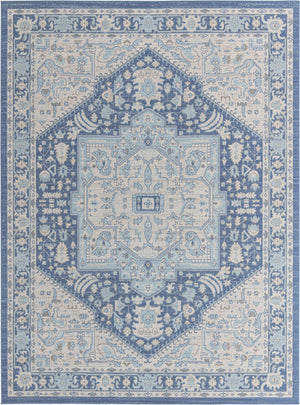 French Blue 10' x 14' Whitney Rectangle Area Rug