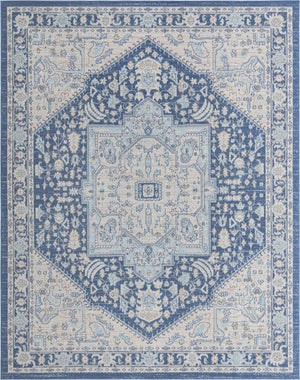 French Blue 8' x 10' Whitney Rectangle Area Rug