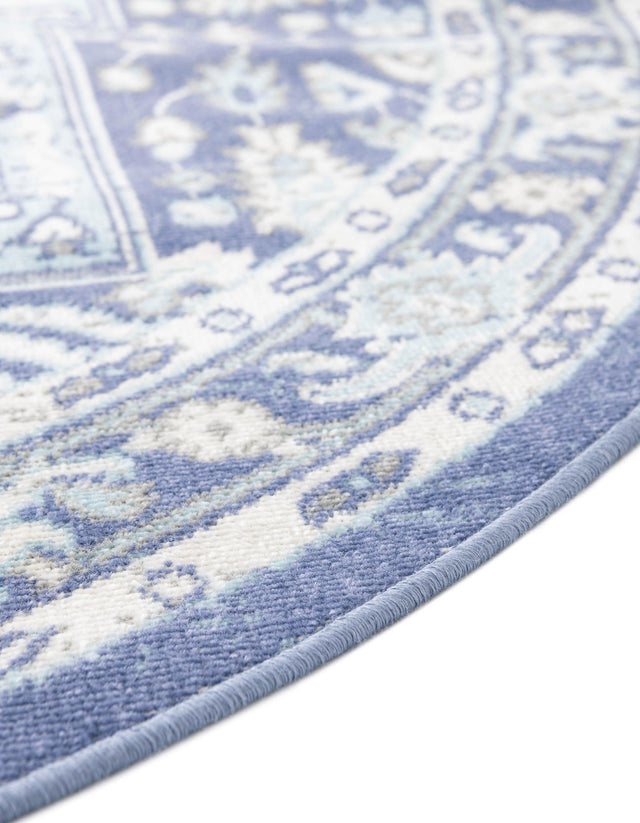 French Blue 7' 10 x 10' Whitney Oval Area Rug