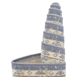 French Blue 3' x 5' 3 Whitney Oval Area Rug