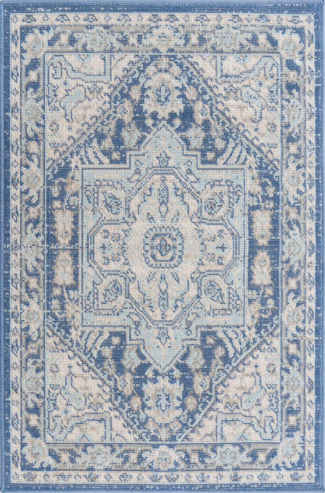 French Blue 2' 2 x 3' 1 Whitney Rectangle Area Rug