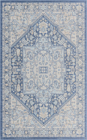 French Blue 1' 4 x 1' 4 Whitney Sample Area Rug
