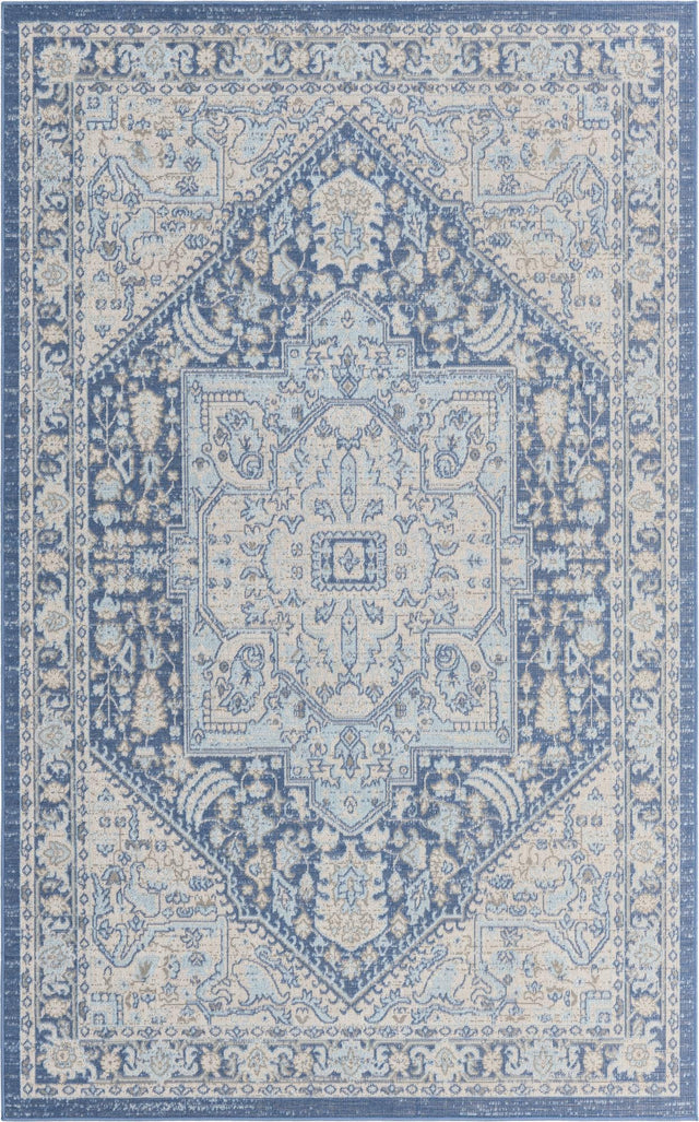 French Blue 1' 4 x 1' 4 Whitney Sample Area Rug