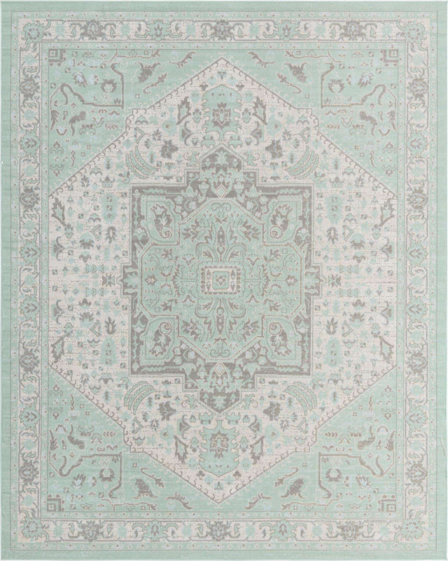 Mint 8' x 10' Whitney Rectangle Area Rug Classic Vintage Distressed Look Traditional Persian Inspired Carpet for Home Decor for Sale at Rug Engine