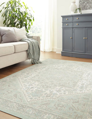 Mint 2' x 3' 1 Whitney Rectangle Area Rug Classic Vintage Distressed Look Traditional Persian Inspired Carpet for Home Decor for Sale at Rug Engine