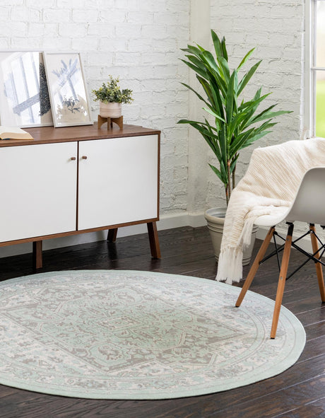 Mint 5' x 5' Whitney Round Area Rug