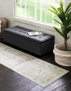 Mint 2' x 6' Whitney Runner Area Rug Classic Vintage Distressed Look Traditional Persian Inspired Carpet for Home Decor for Sale at Rug Engine