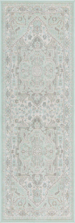 Mint 2' x 6' Whitney Runner Area Rug Classic Vintage Distressed Look Traditional Persian Inspired Carpet for Home Decor for Sale at Rug Engine