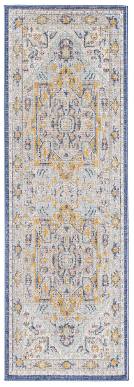 Sky blue 2' x 6' Whitney Runner Area Rug