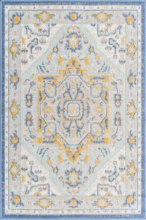 Sky blue 2' 2 x 3' 1 Whitney Rectangle Area Rug