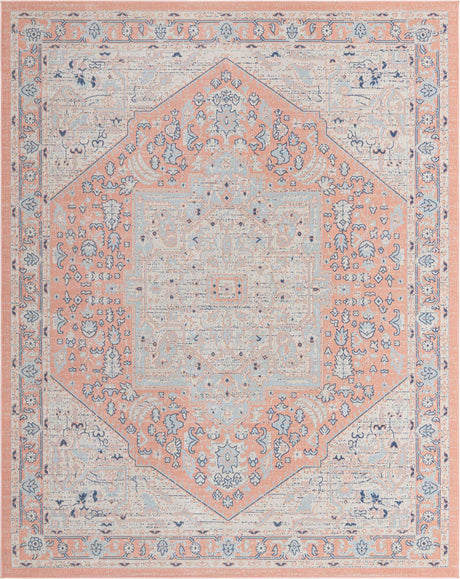 Powder Pink 8' x 10' Whitney Rectangle Area Rug