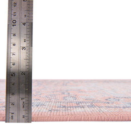 Powder Pink 7' x 7' Whitney Octagon Area Rug