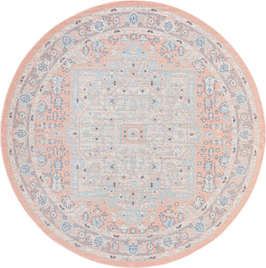 Powder Pink 7' 1 x 7' 1 Whitney Round Area Rug