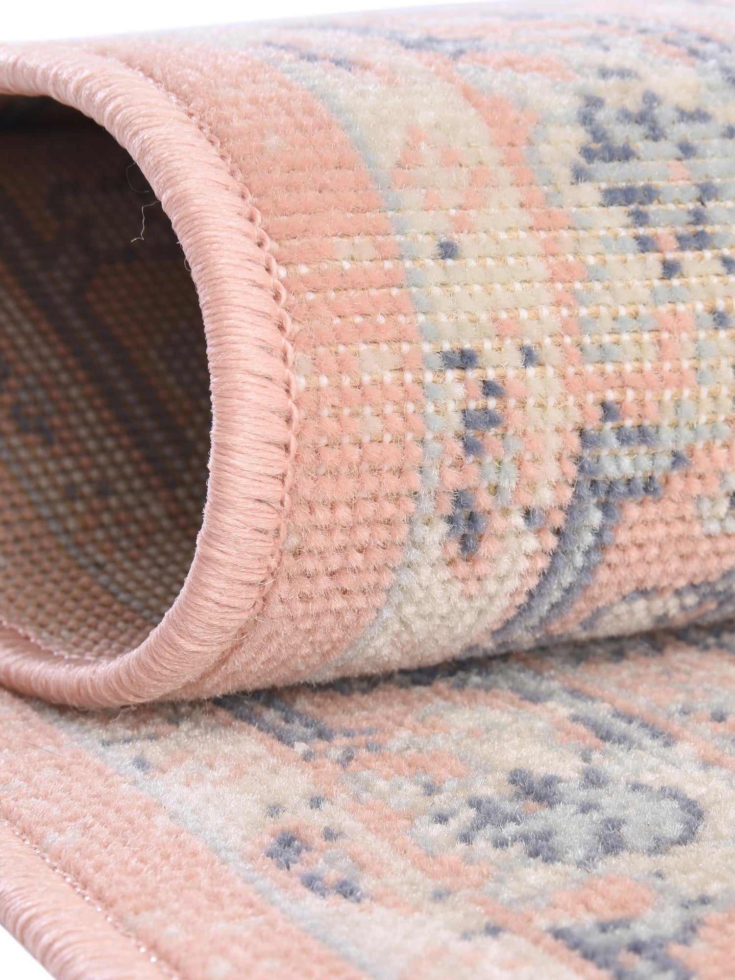 Powder Pink 8' x 10' Whitney Rectangle Area Rug