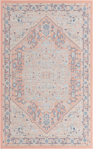 Powder Pink 5' x 8' Whitney Rectangle Area Rug