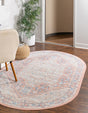 Powder Pink 8' x 10' Whitney Oval Area Rug