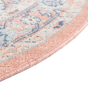 Powder Pink 8' x 10' Whitney Oval Area Rug