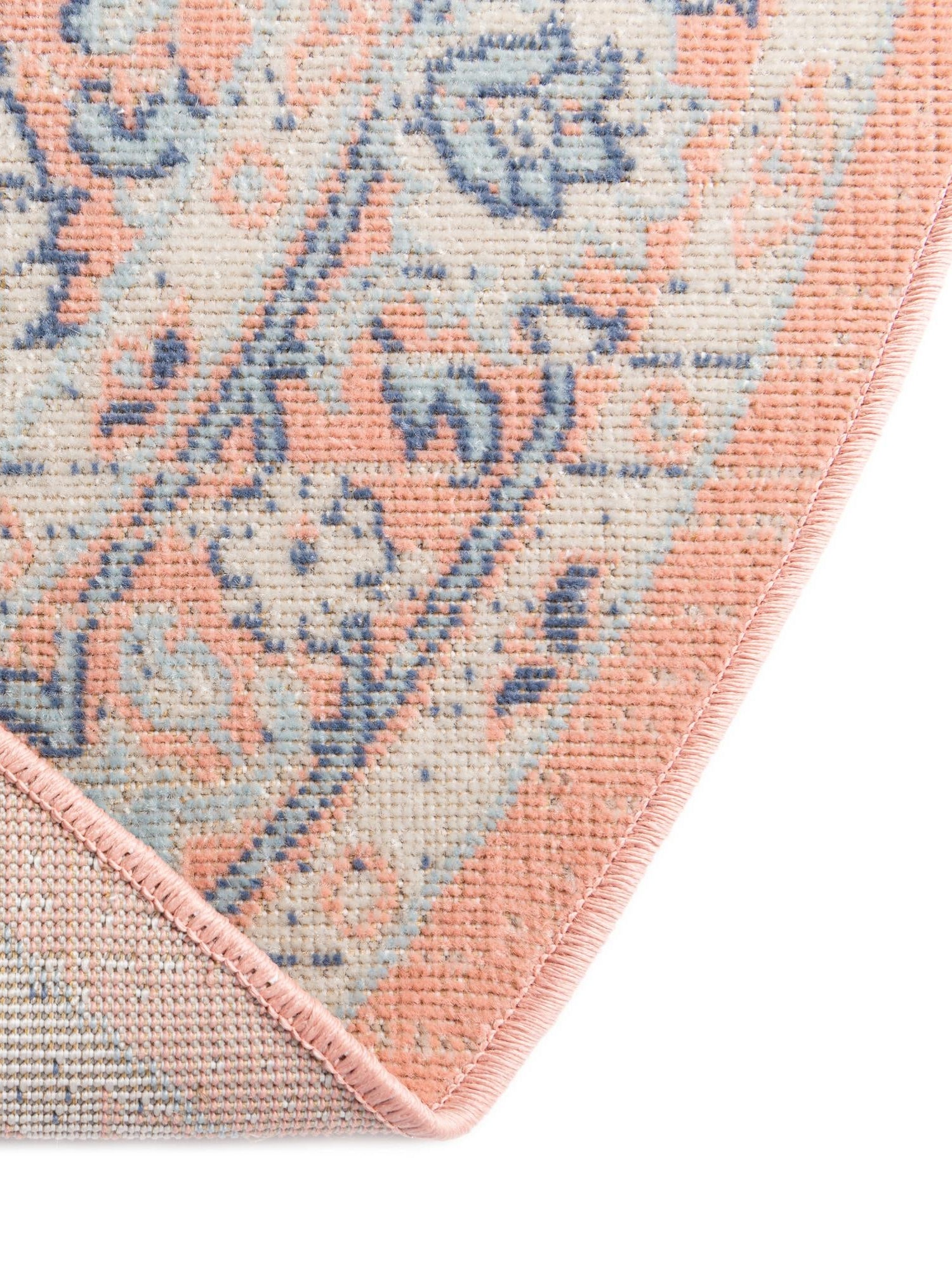 Powder Pink 5' 3 x 5' 3 Whitney Round Area Rug