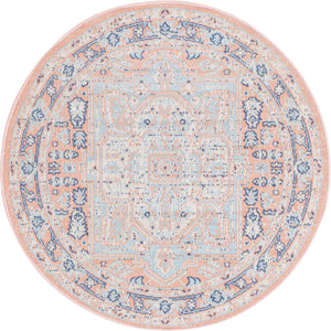Powder Pink 3' 3 x 3' 3 Whitney Round Area Rug