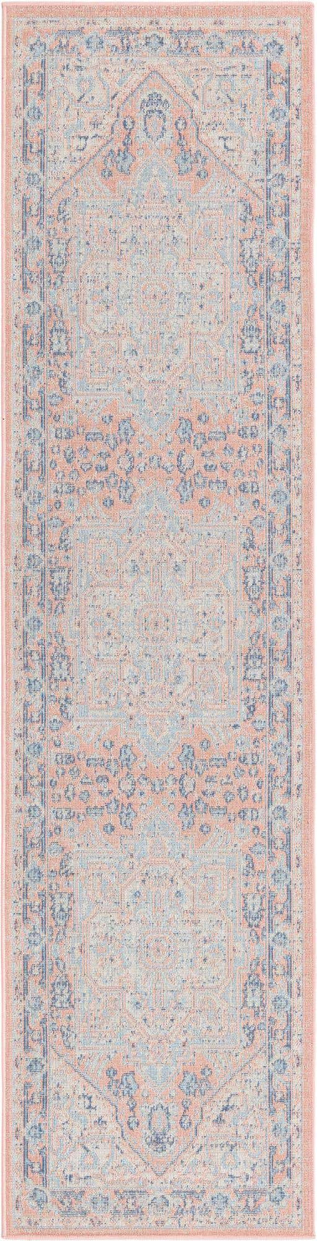 Powder Pink 2' x 8' Whitney Runner Area Rug