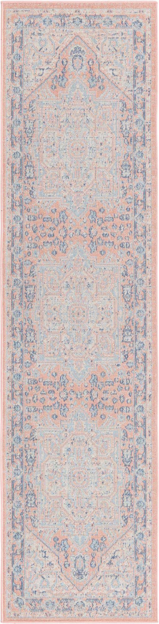 Powder Pink 2' x 8' Whitney Runner Area Rug