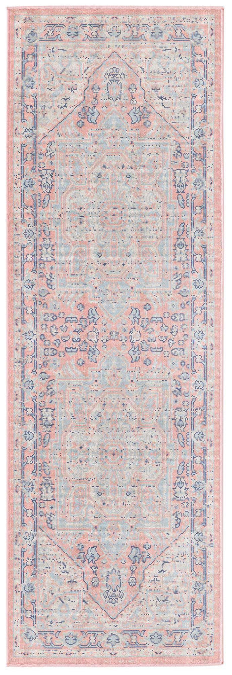 Powder Pink 2' x 6' Whitney Runner Area Rug