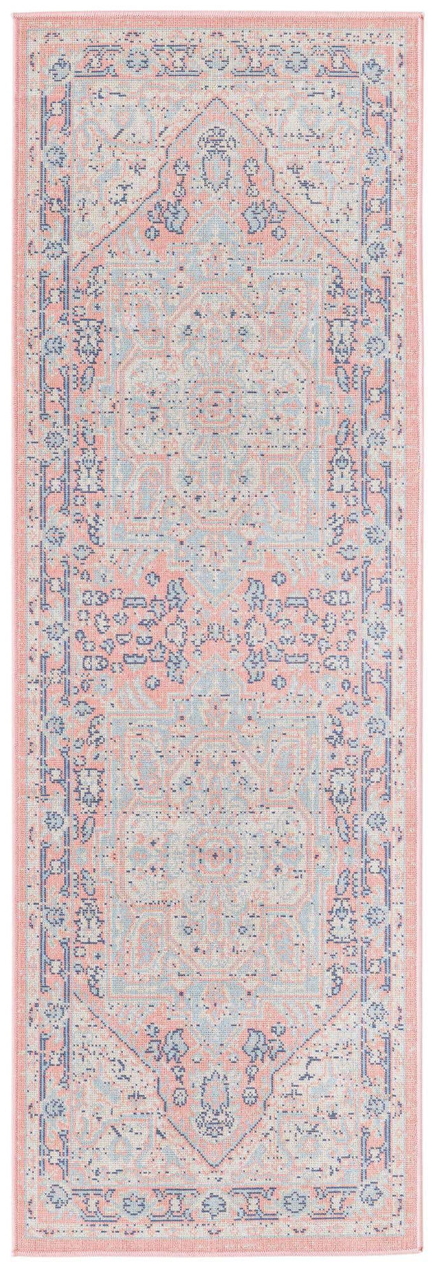 Powder Pink 2' x 6' Whitney Runner Area Rug