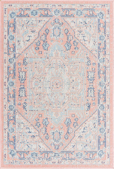 Powder Pink 2' 2 x 3' Whitney Rectangle Area Rug