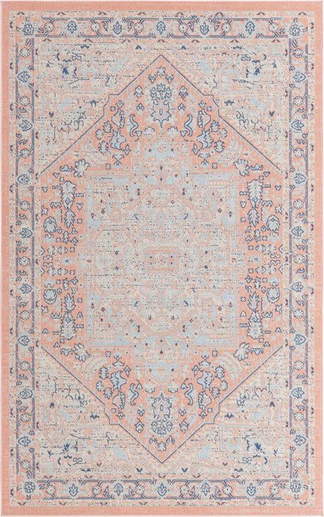 Powder Pink 1' 4 x 1' 4 Whitney Sample Area Rug