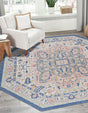 Multicolor 7' x 7' Whitney Octagon Area Rug