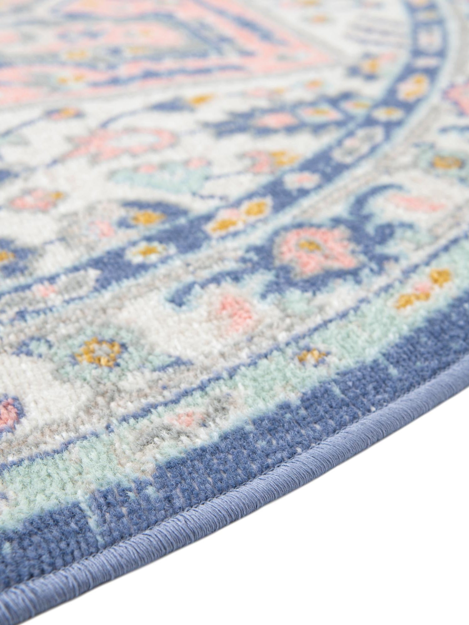 Multicolor 8' x 10' Whitney Oval Area Rug Classic Vintage Distressed Look Traditional Persian Inspired Carpet for Home Decor for Sale at Rug Engine