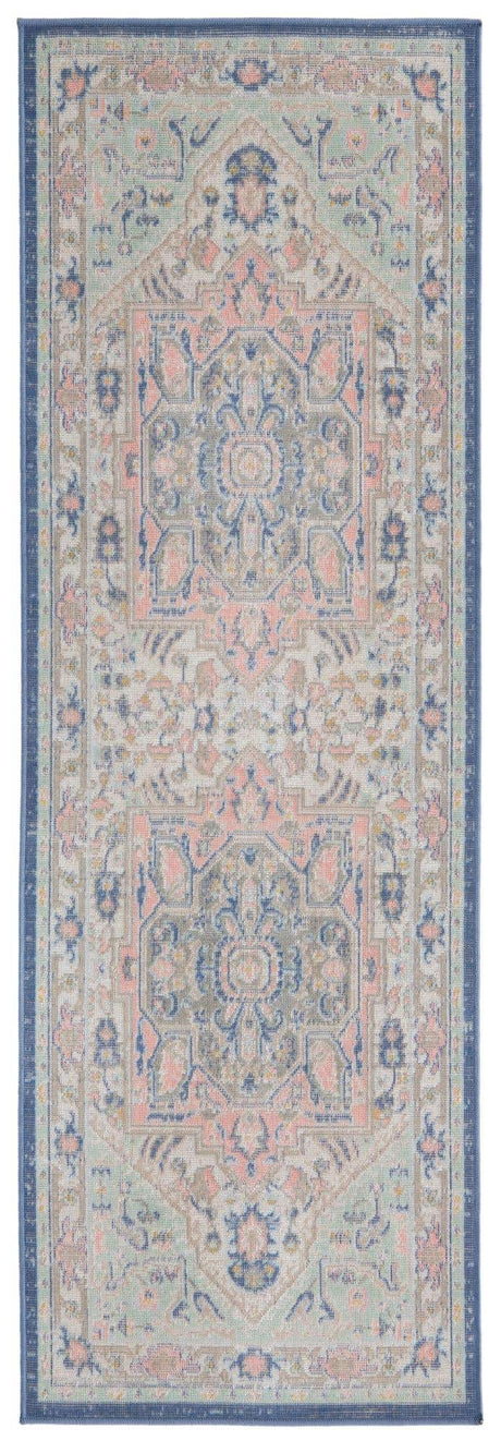 Multicolor 2' x 6' Whitney Runner Area Rug