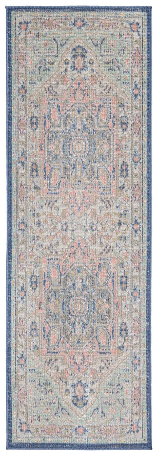 Multicolor 2' x 6' Whitney Runner Area Rug