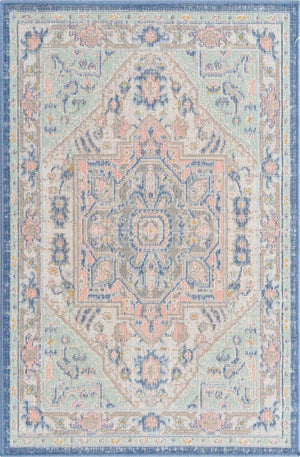 Multicolor 2' 2 x 3' 1 Whitney Rectangle Area Rug Classic Vintage Distressed Look Traditional Persian Inspired Carpet for Home Decor for Sale at Rug Engine