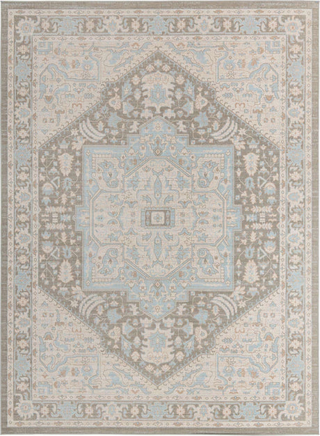 Cloud Gray 9' x 12' Whitney Rectangle Area Rug