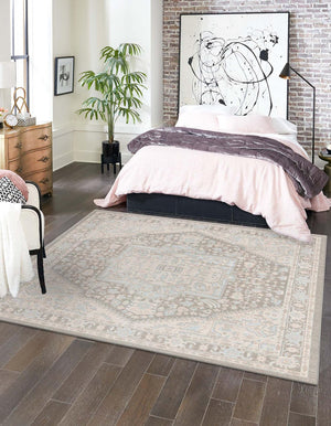 Cloud Gray 8' x 8' Whitney Square Area Rug