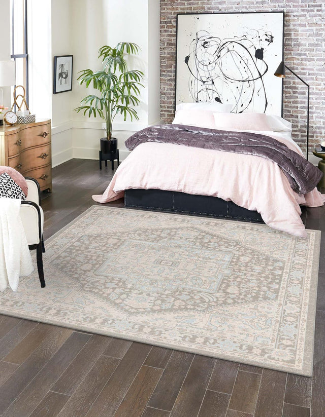 Cloud Gray 8' x 8' Whitney Square Area Rug