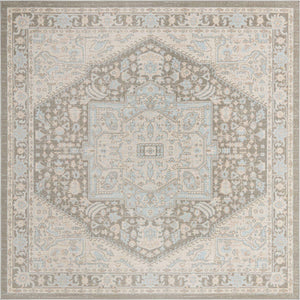Cloud Gray 8' x 8' Whitney Square Area Rug