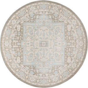 Cloud Gray 7' 1 x 7' 1 Whitney Round Area Rug