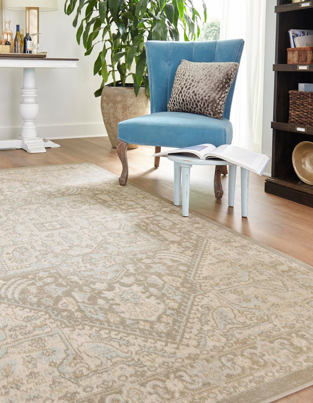Cloud Gray 10' x 14' Whitney Rectangle Area Rug