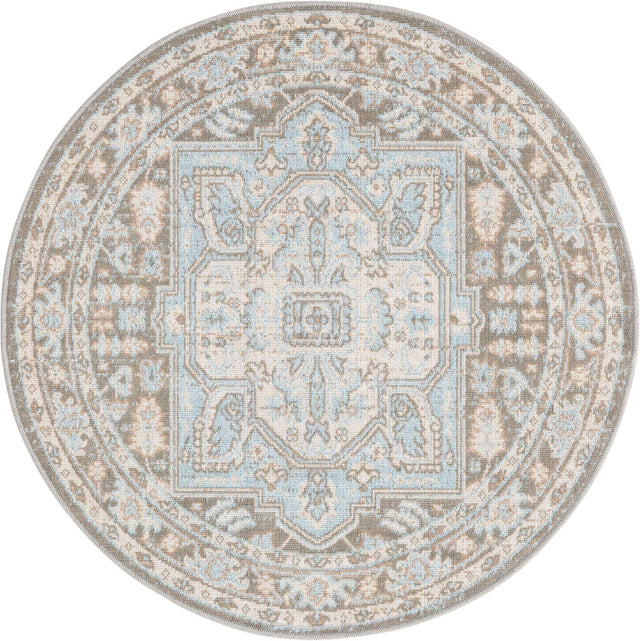 Cloud Gray 3' 3 x 3' 3 Whitney Round Area Rug