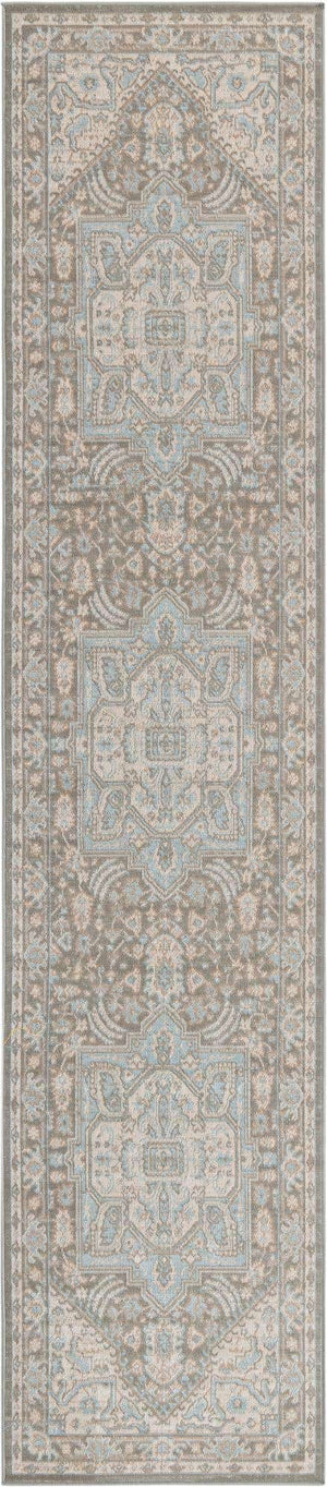 Cloud Gray 2' 7 x 12' Whitney Runner Area Rug