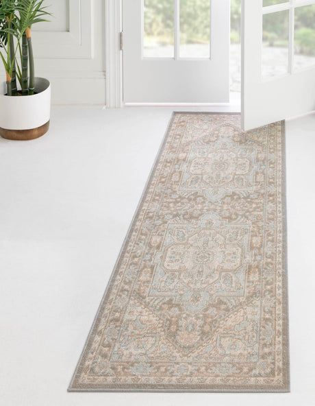 Cloud Gray 2' 7 x 12' Whitney Runner Area Rug
