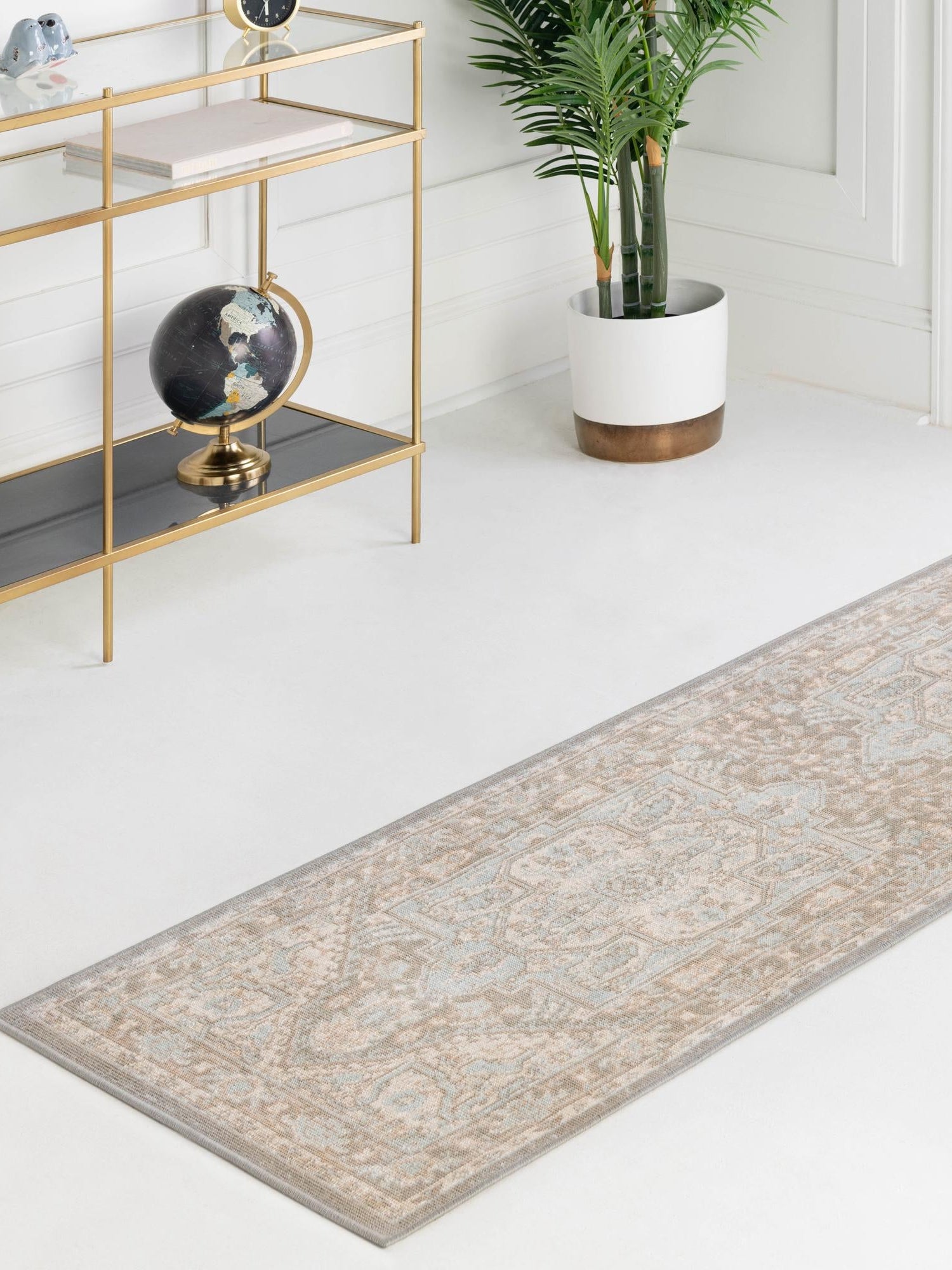 Cloud Gray 2' x 6' Whitney Runner Area Rug