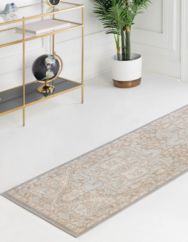 Cloud Gray 2' x 6' Whitney Runner Area Rug