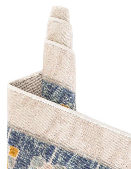 French Blue 8' x 8' Whitney Square Area Rug