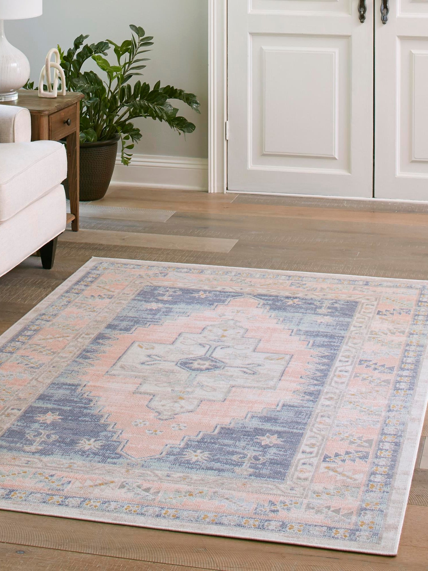 French Blue 1' 4 x 1' 4 Whitney Sample Area Rug