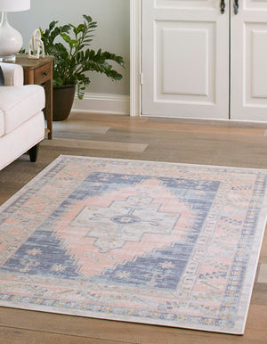 French Blue 7' x 10' Whitney Rectangle Area Rug