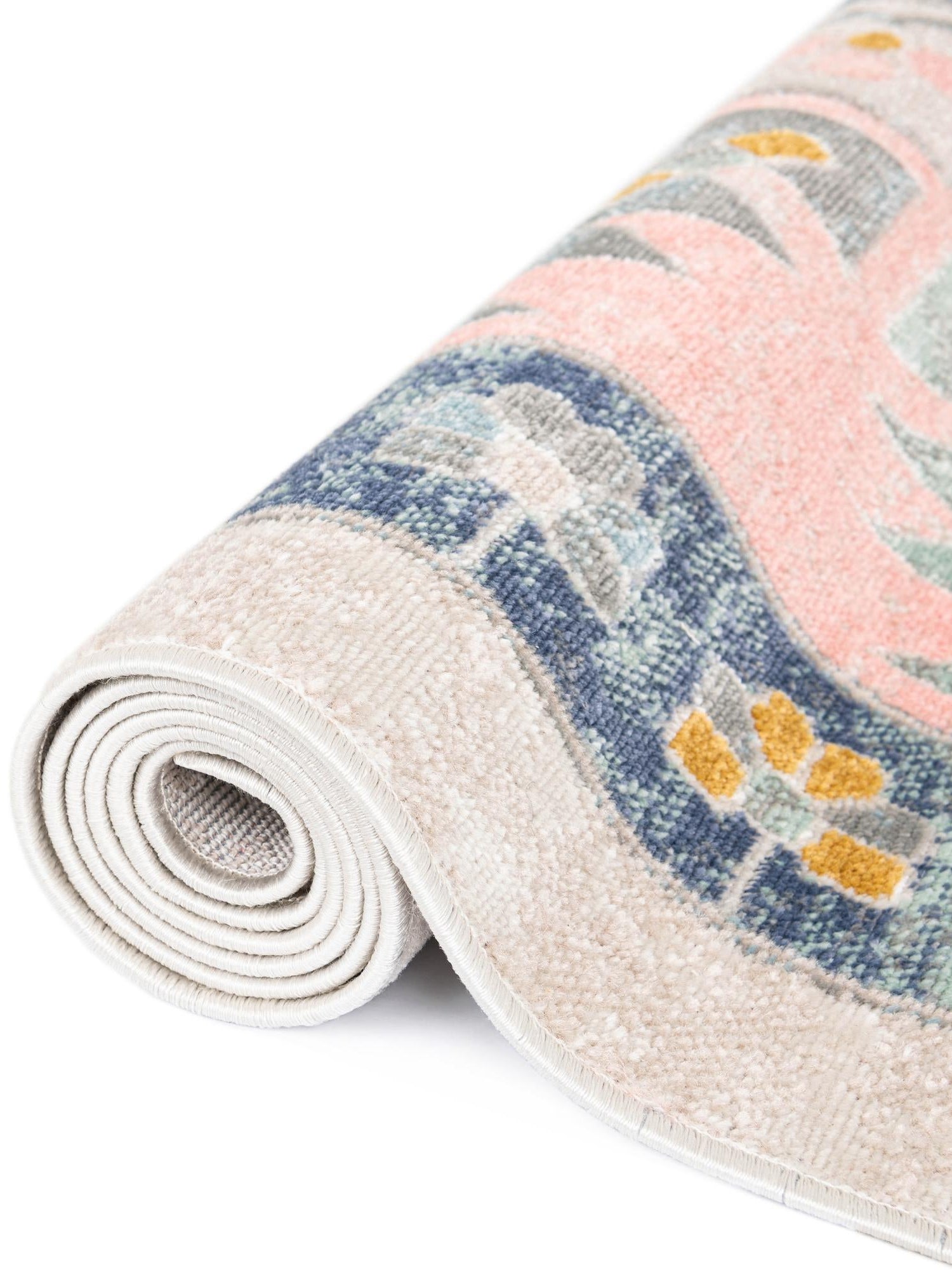 French Blue 5' 3 x 8' Whitney Rectangle Area Rug