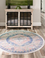 French Blue 12' x 12' Whitney Round Area Rug